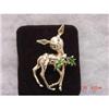 Image 1 : Signed DANCER 1 Deer Christmas Brooch #898577
