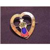 Image 1 : Welsh Guilloche Enamel Figural brooch or pin #898889