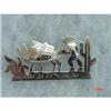 Mexican  Piedra Plata Sterling Brooch Figural #899035