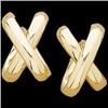 Image 1 :  14K GOLD EARRINGS - X - Design #899372