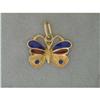 Image 1 : 14k Gold Pendant Charm BUTTERFLY! #899402