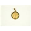 Image 1 : 14k Gold Medal Pendant CONFIRMATION #899408