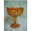 Image 1 : Imperial Glass Compote "Octagon" Iridescent #899608