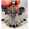 Image 1 : Perfection~Springtime Gemstone Bouquet Pendant #900011