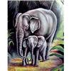 Image 1 : Mother ELEPHANT Inside Painted SNUFF Bottle #900041