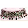 Indian Ratangarhi Silver Glass Choker #900115