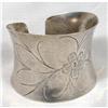 Hilltribe Flower Silver Cuff~64.1 grams #900125