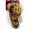 Swank Baltic amber Silver Pendant -33 GRAMS #900139
