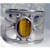 Bold Tigereye Silver Cuff~138grams #900177