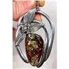 Designer Amber Art Sculpture Pendant~45 grams #900198