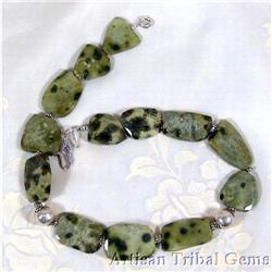 BOLD Green Tigereye Gemstone Necklace~120 Grams #900224