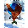 Majestic BALD Eagle 24x36 Stained Glass #900260
