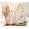 Signed SWAN Soapstone Carving FREE Shipping #900265