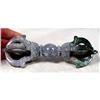 RARE~Moss Agate Tibetan Dorje Varja FREE Shippi #900275