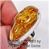 Image 1 : SO FINE Genuine Baltic Amber Ring #900318