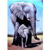 Image 1 : Protective Mother ELEPHANT Inside Painted SNUFF #900357