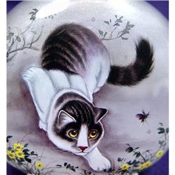 Calling all Kitten Lovers  inside painted Snuff #900366