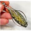 Long Elegant Sterling Silver Baltic Amber #900395