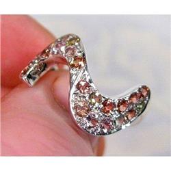  Fine Cut Tourmaline Sterling Ring #900414