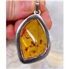Brilliant Sunset Cognac Baltic Amber Pendant #900429