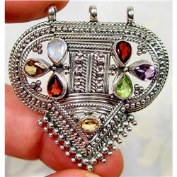 Artisan Masterpiece-- Silver Gemstone Filigree #900471