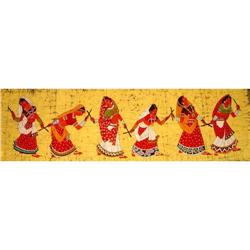 Batik Painting  Folk Dance of Daandia Raas  #900475