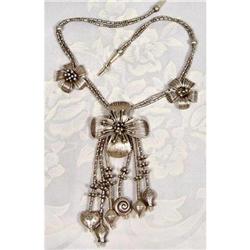 Complex Handcrafted Hilltribe Necklace  #900485