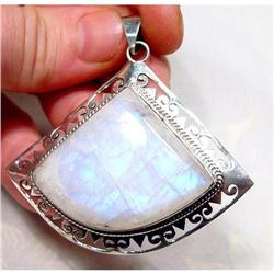 MassiveTeardrop Jaali Moonstone Sterling #900504