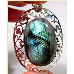 Elegant~JAALI Labradorite Pendant~27grams  #900569