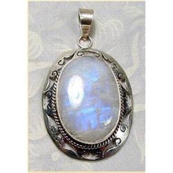 SO Fine~Fire Moonstone Jaali Silver pendant  #900571