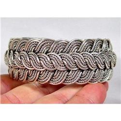 Detailed Sterling Silver Cuff ~FREE Shipping #900589