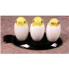 Czechoslovakia Chick EGG Set Glass Chicks S & P #900706