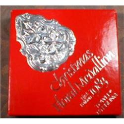 TOWLE Sterling Christmas ROSE Ornament 1983 #900765