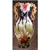 MAJOLICA Art Nouveau COBALT Blue Vase ANTIQUE #900817