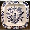 Blue ONION Bowl Square LS&S England MEISSEN #900832