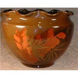 WELLER Dickens Ware Jardiniere Palm & Ginger #900901