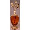 Image 1 : Filligree PERFUME Amber Glass Lilly VINTAGE #900905