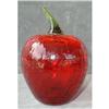 Image 1 : CRACKLE Glass APPLE Large Red PAPERWEIGHT #900969