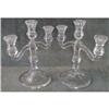 Image 1 : Candelabras PAIR 3-lite Candle Sticks VINTAGE #900977