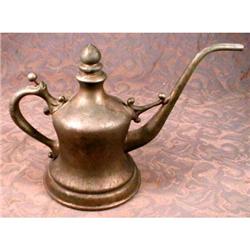 ALCOHOL Oil Can ANTIQUE Thumb Pump BUFFALO #901074