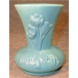 Van Briggle Vase CROCUS Turquoise BLUE #901079