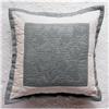 Image 1 : French Style Quilted Square Pillow Cover #901417