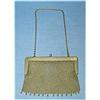 Image 1 : Goldtone Mesh Bag with Initials #901644