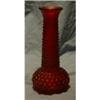 Image 1 : EO Brody Ruby Hobnail Vase #902001