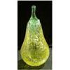 Image 1 : Crackle Glass Pear in lemon lime. #902137
