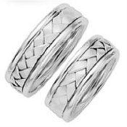 his-hers platinum wedding band set 7mm each 2 #902598