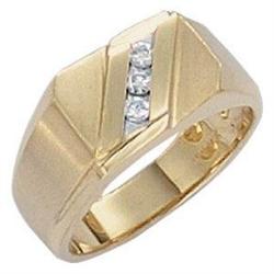 Diamonds 0.60 F VVS2 YELLOW GOLD diamond ring #902669