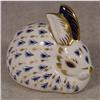 Image 1 : Royal Crown Derby Blue & Gold Rabbit #902921