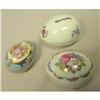 Image 1 : Collection 3 Egg Shaped Limoges Trinket Boxes #902924