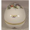 Image 1 : Old Herend Large Porcelain Egg Shaped Box  #902925